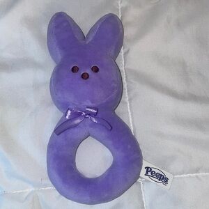 COPY PEEPS purple Easter /everyday rattle kids toy decoration plush peeps kids